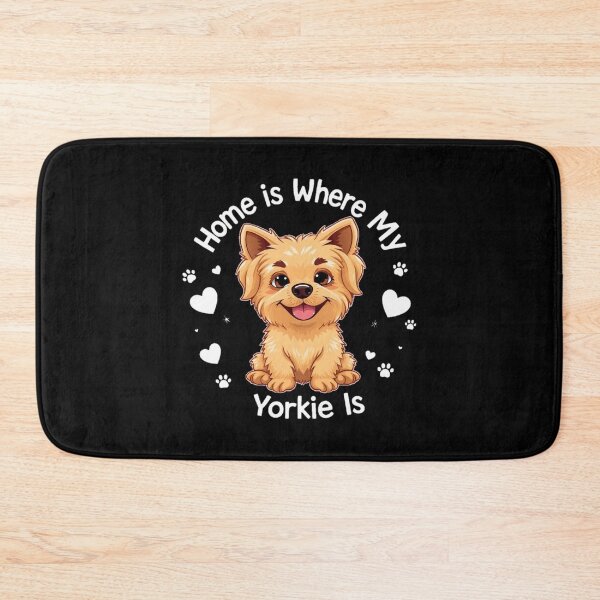Item preview, Home Is Where My Yorkie Is Cute Yorkshire Terrier Dog Lover Design designed and sold by FurAndFlaireg.
