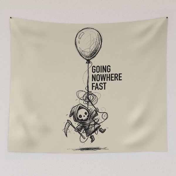 Item preview, Ballow Slip - Cute Grim Reaper designed and sold by bapupa.