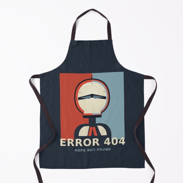 Item preview, No Signal Robot Poster – Error 404 Hope Not Found Mech Design designed and sold by StickerHavenn.