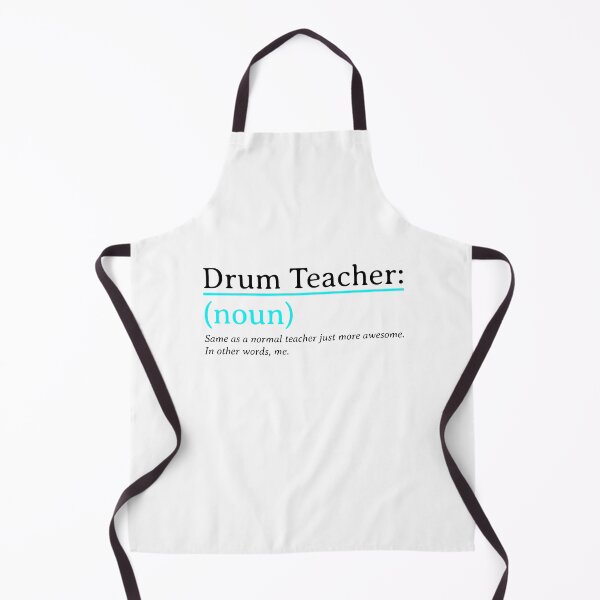Item preview, Drum Teacher definition design designed and sold by TalkTee Me.