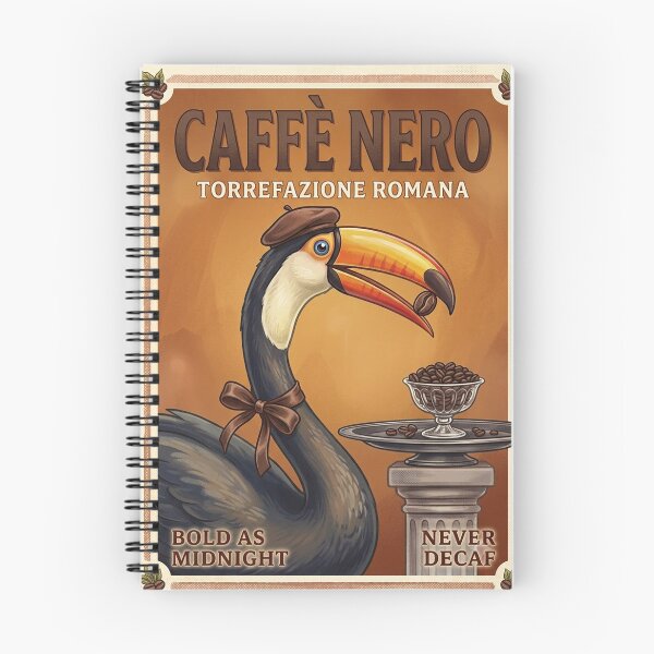Item preview,  Caffè Nero Toucan Roman Roastery designed and sold by clarencestew.