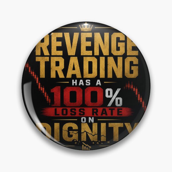 Item preview, Revenge Trading Has A 100% Loss Rate On Dignity Funny Stock Trader T-Shirt Design designed and sold by PipForgeStudio .