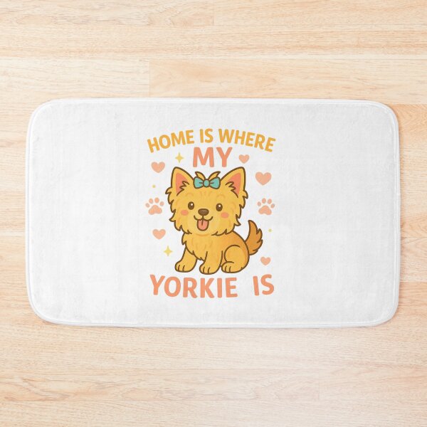 Item preview, Home Is Where My Yorkie Is Cute Yorkshire Terrier Dog Lover Design designed and sold by FurAndFlaireg.