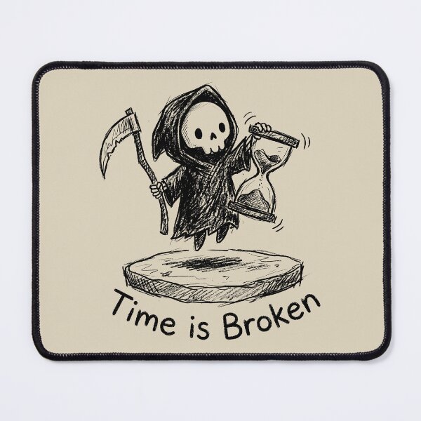 Item preview, Hourglass Jam - Cute Grim Reaper designed and sold by bapupa.