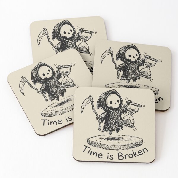 Item preview, Hourglass Jam - Cute Grim Reaper designed and sold by bapupa.