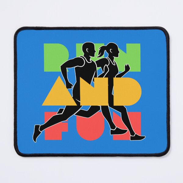 Item preview, Run And Fun Couple Runner T-Shirt Colorful Running Gift Jogging Graphic Tee designed and sold by oonproducts.