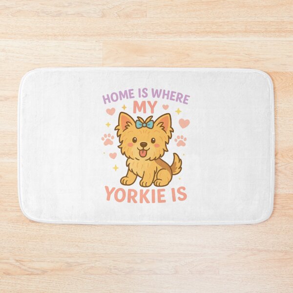 Item preview, Home Is Where My Yorkie Is Cute Yorkshire Terrier Dog Lover Design designed and sold by FurAndFlaireg.