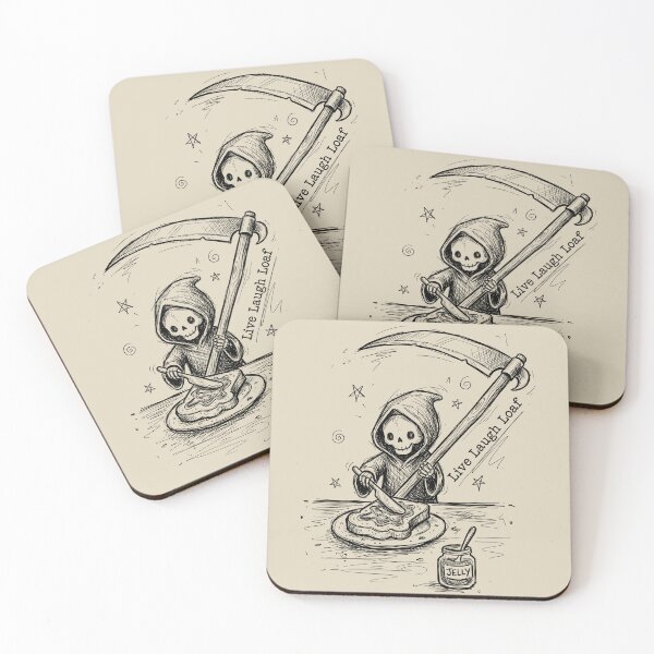 Item preview, Scythe Butter - Cute Grim Reaper designed and sold by bapupa.