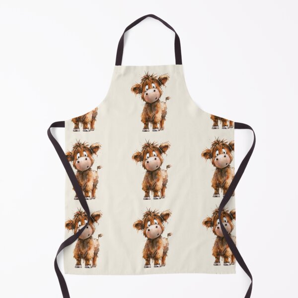 Item preview, Cute HiGHLaND CoW PRiNT SCoTTiSH ' Spike ' Designs BY SHiRLeY MacARTHuR designed and sold by Shirley MacArthur Art.