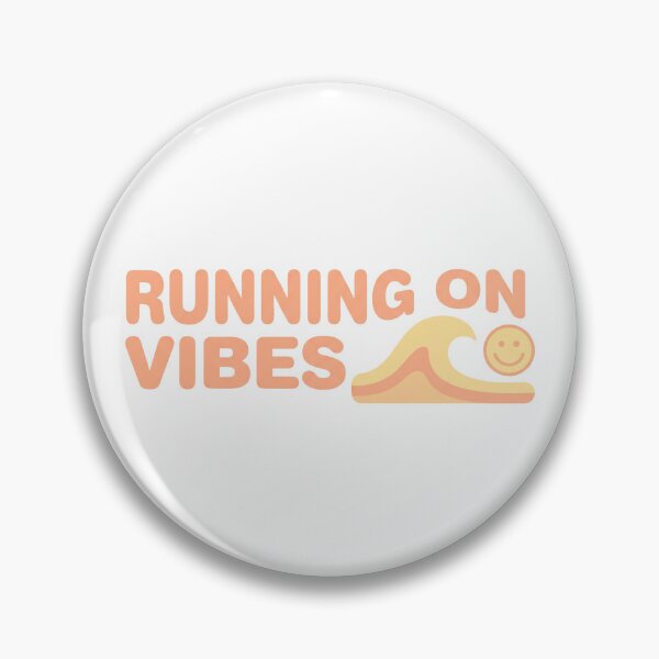 Item preview, Running on Vibes - Ironic Lifestyle Fake Brand designed and sold by kdonefive.