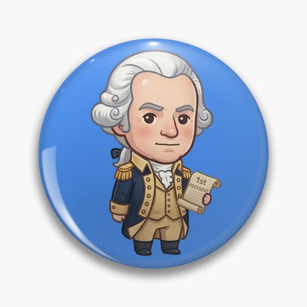 Item preview, President George Washington -  Cutie History  designed and sold by CleverCulture.
