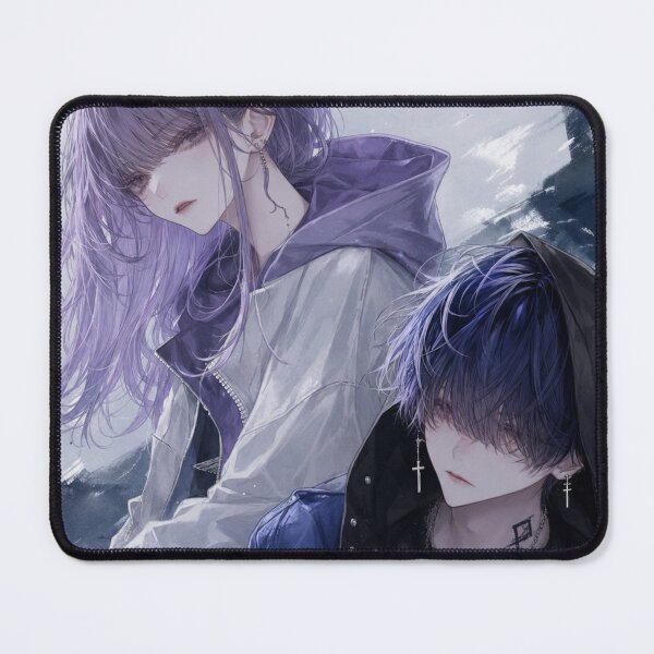 Item preview, Original Anime Duo | Dark Aesthetic Streetwear | Yami Kawaii Character Art designed and sold by Sticleg.