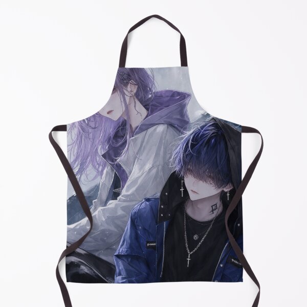 Item preview, Original Anime Duo | Dark Aesthetic Streetwear | Yami Kawaii Character Art designed and sold by Sticleg.