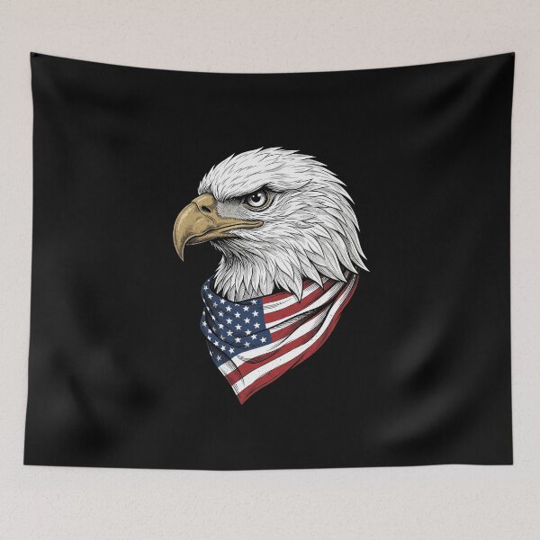 Item preview, Bald Eagle American Flag Patriot USA Freedom designed and sold by SofenArt.