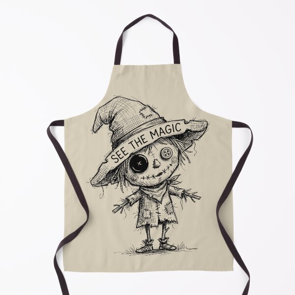 Item preview, Button Blink - Spooky Cute Scarecrow designed and sold by bapupa.