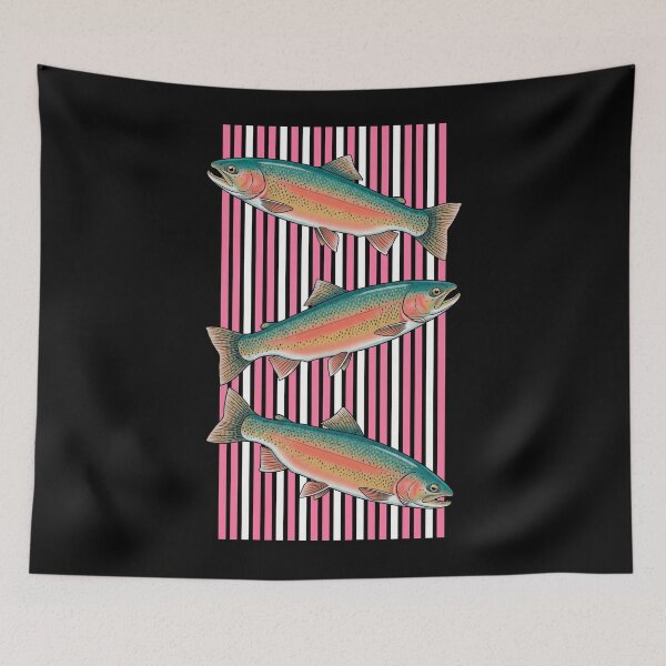 Item preview, Rainbow Trout Fishing Angler Fly Fishing Hobby Freshwater Fish designed and sold by SofenArt.