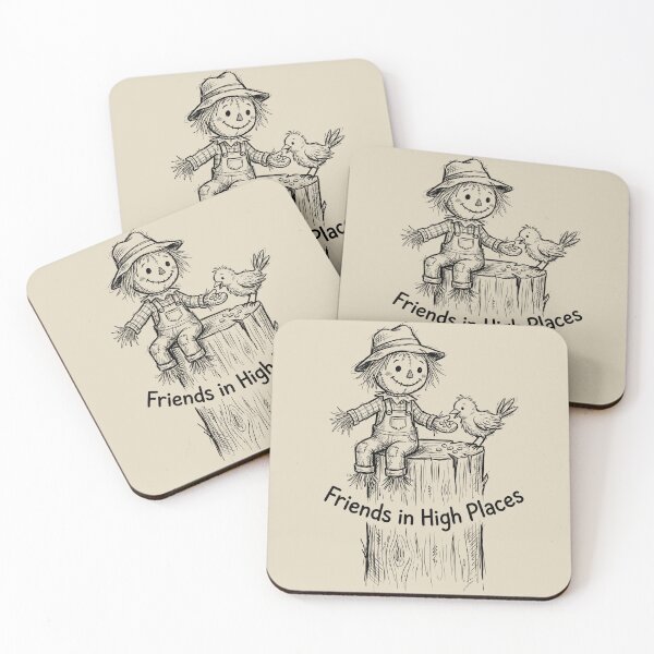 Item preview, Crow Feast - Spooky Cute Scarecrow designed and sold by bapupa.