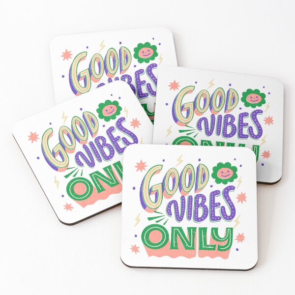 Item preview, Good Vibes Only Positive Affirmation Optimism Inspiration designed and sold by JonesFlora2025.