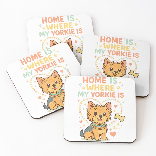Item preview, Home Is Where My Yorkie Is Cute Yorkshire Terrier Dog Lover Design designed and sold by FurAndFlaireg.