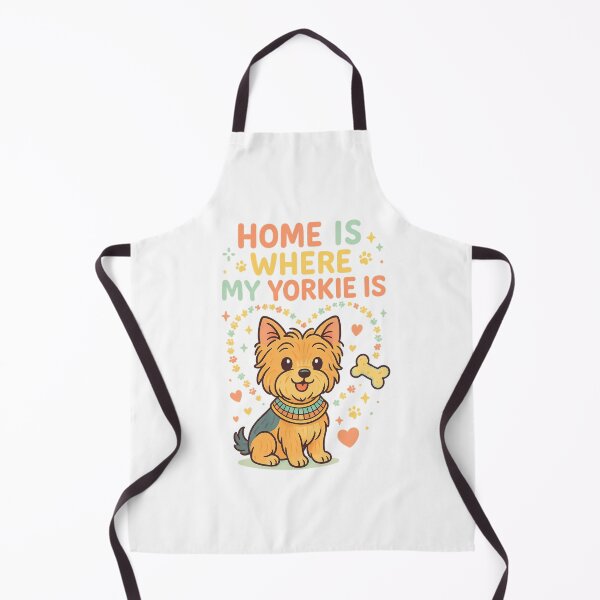 Item preview, Home Is Where My Yorkie Is Cute Yorkshire Terrier Dog Lover Design designed and sold by FurAndFlaireg.