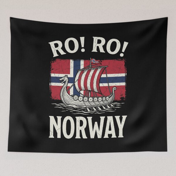 Item preview, Ro! Ro! Norway Norwegian Viking Rowing Heritage designed and sold by SofenArt.