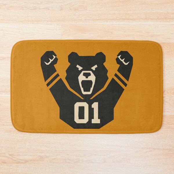 Item preview, Blackout Bear Mascot Badge | Minimalist Roaring Silhouette designed and sold by AbderraimArt.