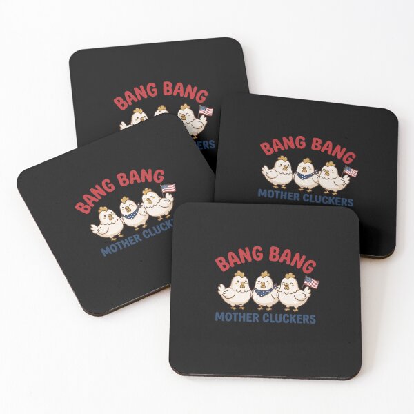 Item preview, Bang Bang Mother Cluckers Patriotic American Chicken Lover Fourth Of July designed and sold by SofenArt.