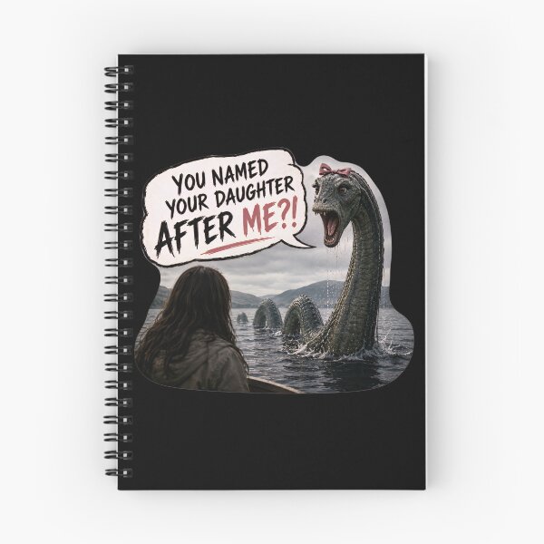 Item preview, Funny Loch Ness Monster Nessie Sticker Scottish Meme designed and sold by ArcanePrintsxo.