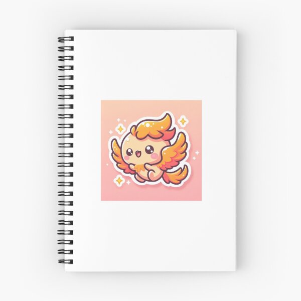 Item preview, Kawaii Phoenix Sticker | Cute Pastel Fantasy Bird designed and sold by PastelPawsArt.