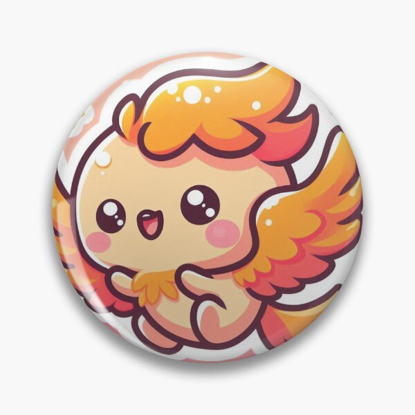 Item preview, Kawaii Phoenix Sticker | Cute Pastel Fantasy Bird designed and sold by PastelPawsArt.
