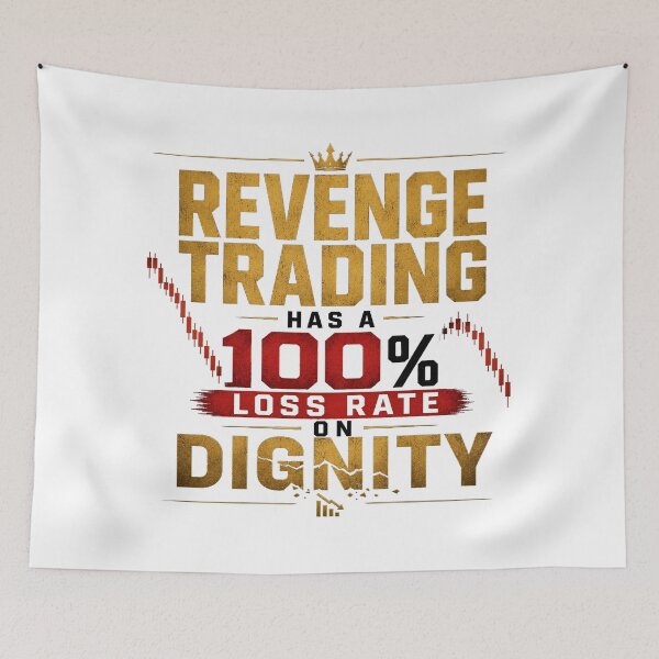 Item preview, Revenge Trading Has a 100% Loss Rate on Dignity | Forex Trading Quote | Trading Psychology | Day Trader Gift designed and sold by PipForgeStudio .