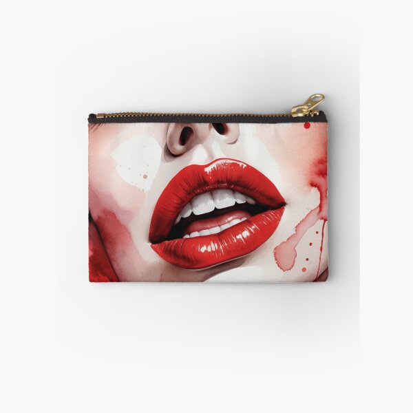 Item preview, Female Portrait in Red Watercolor designed and sold by RAISC.