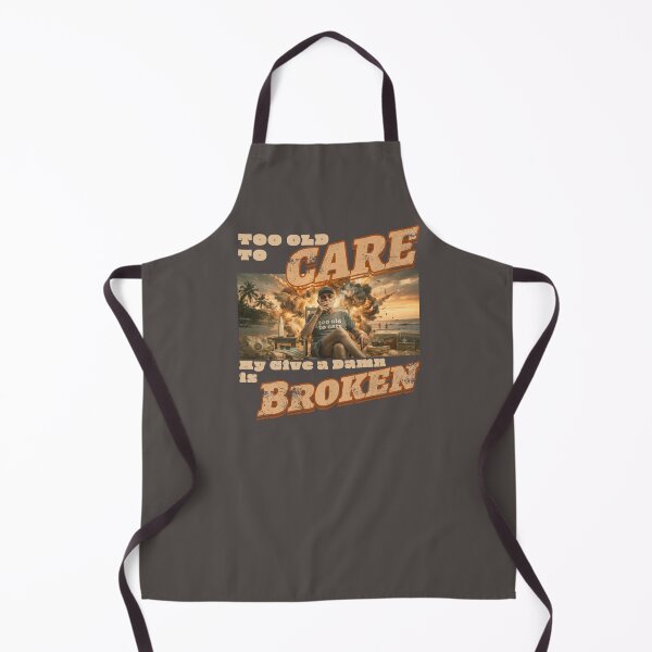 Item preview, Copy of Too Old to Care Club My Give A Damn is Broken Classic T-Shirt designed and sold by BlueprintBold.