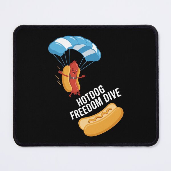 Item preview, Hotdog Freedom Dive Funny Skydiver Hotdog Fan Food Lover designed and sold by SofenArt.