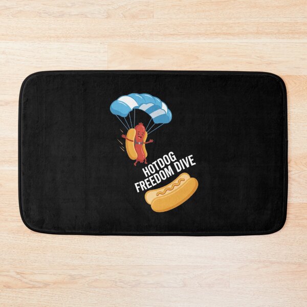 Item preview, Hotdog Freedom Dive Funny Skydiver Hotdog Fan Food Lover designed and sold by SofenArt.
