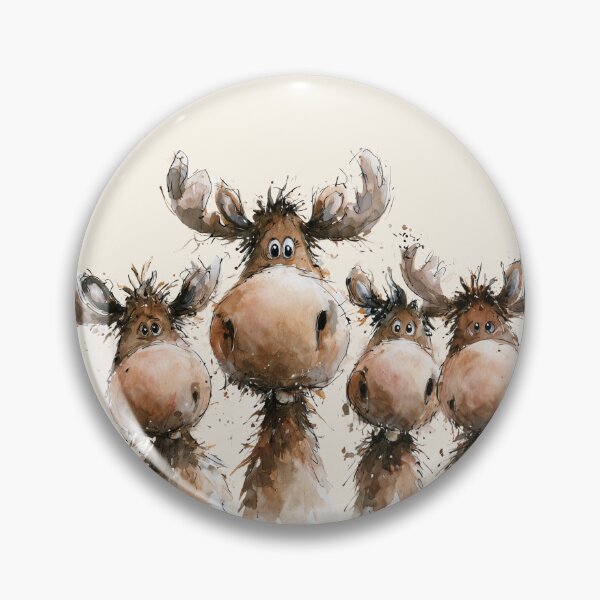 Item preview, The Moose Family on Vacation BY SHiRLeY MacARTHuR designed and sold by Shirley MacArthur Art.