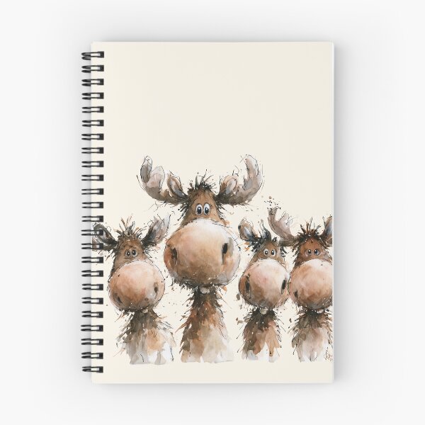 Item preview, The Moose Family on Vacation BY SHiRLeY MacARTHuR designed and sold by Shirley MacArthur Art.