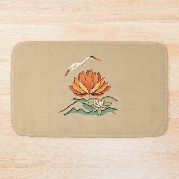 Item preview, Elysium Echoes | Crane, Lotus & Mountain 01 designed and sold by Shift-Bloom.
