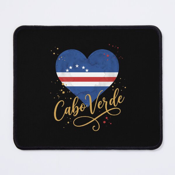 Item preview, Cabo Verde Flag Heart Patriotism Cape Verdean Heritage designed and sold by SofenArt.