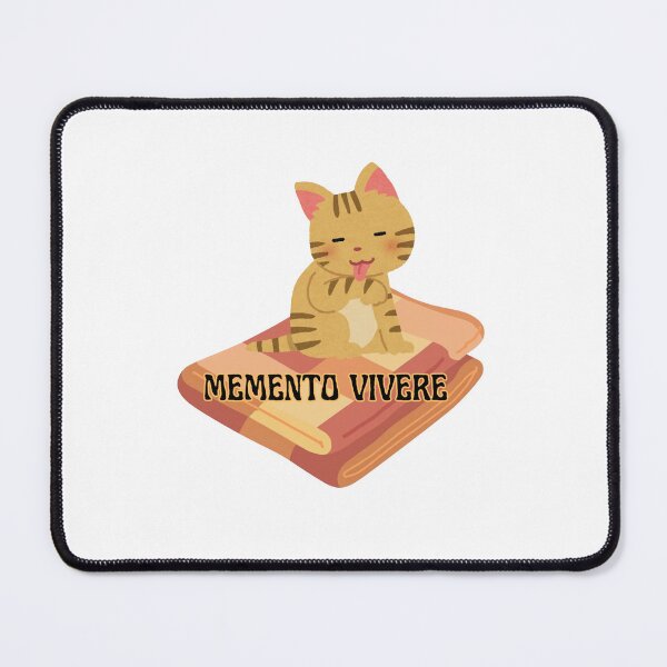 Item preview, Memento Vivere Stoic Kitten - Cute Cat Aesthetic Art designed and sold by Synne studio.