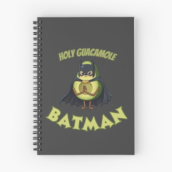 Item preview, Holy Guacamole Batman Avocado Illustration designed and sold by Bluebird Crafted Tee.