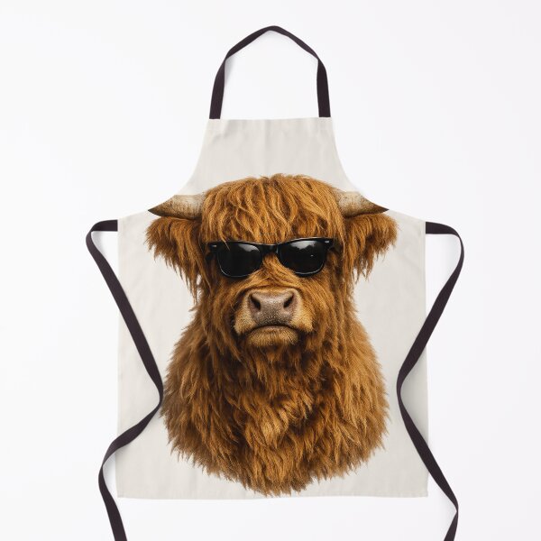Item preview, Cool Highland Cow With Sunglasses designed and sold by BagFactoryUK.