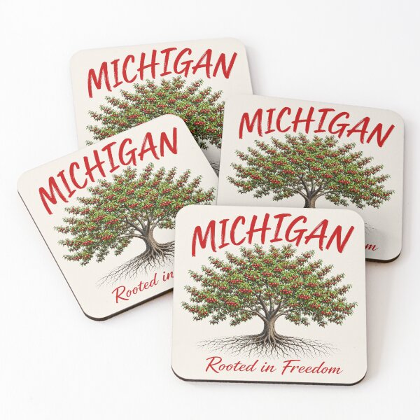 Item preview, Michigan Cherry Tree Rooted in Freedom Design designed and sold by The-Drip-Studio.