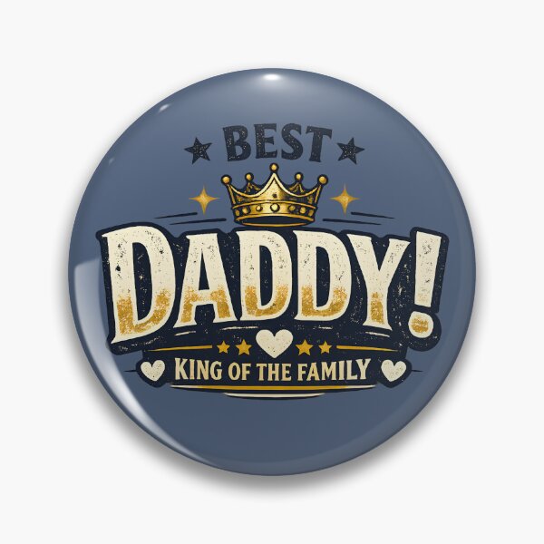 Item preview, Best Daddy! King of the Family – Funny Father's Day Crown Design designed and sold by blankTeeShirt.