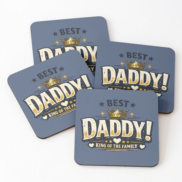 Item preview, Best Daddy! King of the Family – Funny Father's Day Crown Design designed and sold by blankTeeShirt.