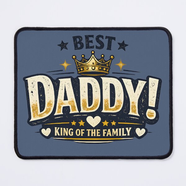 Item preview, Best Daddy! King of the Family – Funny Father's Day Crown Design designed and sold by blankTeeShirt.
