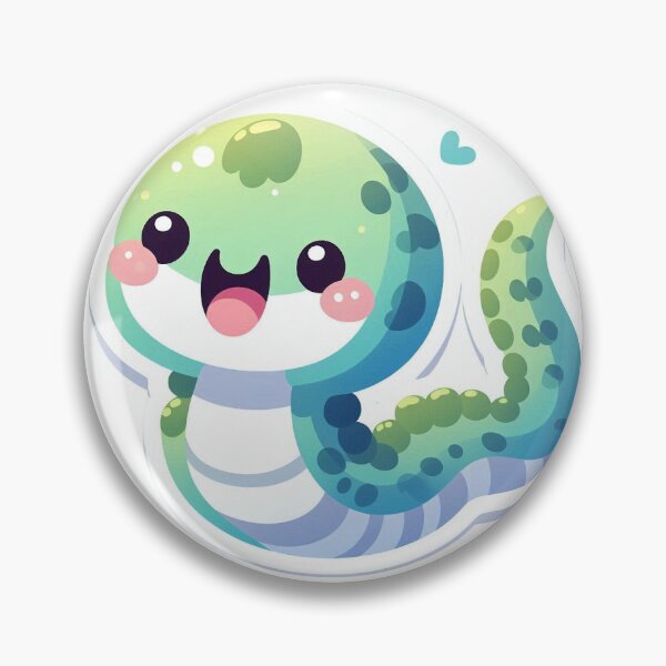 Item preview, Kawaii Sea Serpent Sticker | Cute Pastel Ocean Myth designed and sold by PastelPawsArt.
