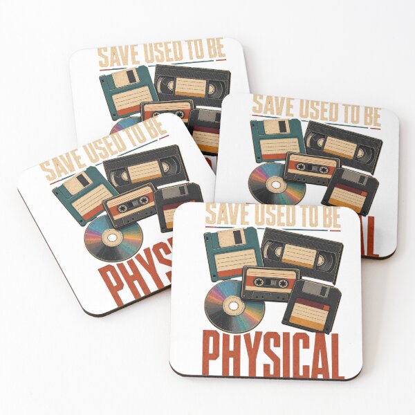 Item preview, Save Used to Be Physical Retro Storage Media Vintage Tech Design designed and sold by Print Loft.