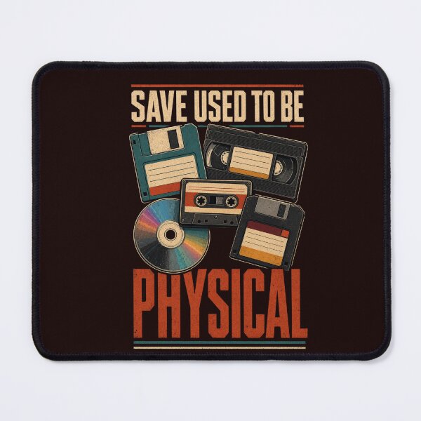 Item preview, Save Used to Be Physical Retro Storage Media Vintage Tech Design designed and sold by Print Loft.