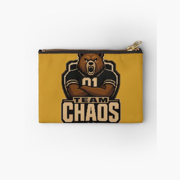 Item preview, Team Chaos Varsity Bear Mascot | Retro Pixel Arcade Sports designed and sold by AbderraimArt.